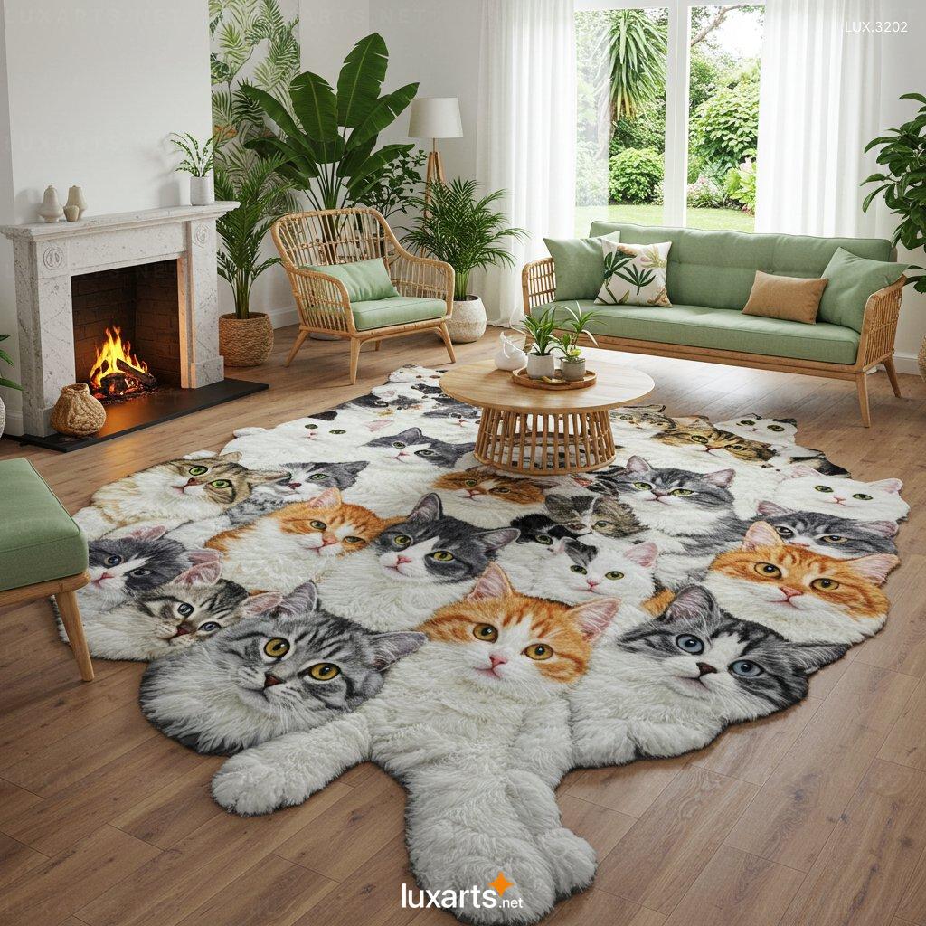Furry Cat Rug – Soft & Stylish Animal Rug for Home Decor 3 Furry Cat Rug – Soft & Stylish Animal Rug for Home Decor cat rug 6