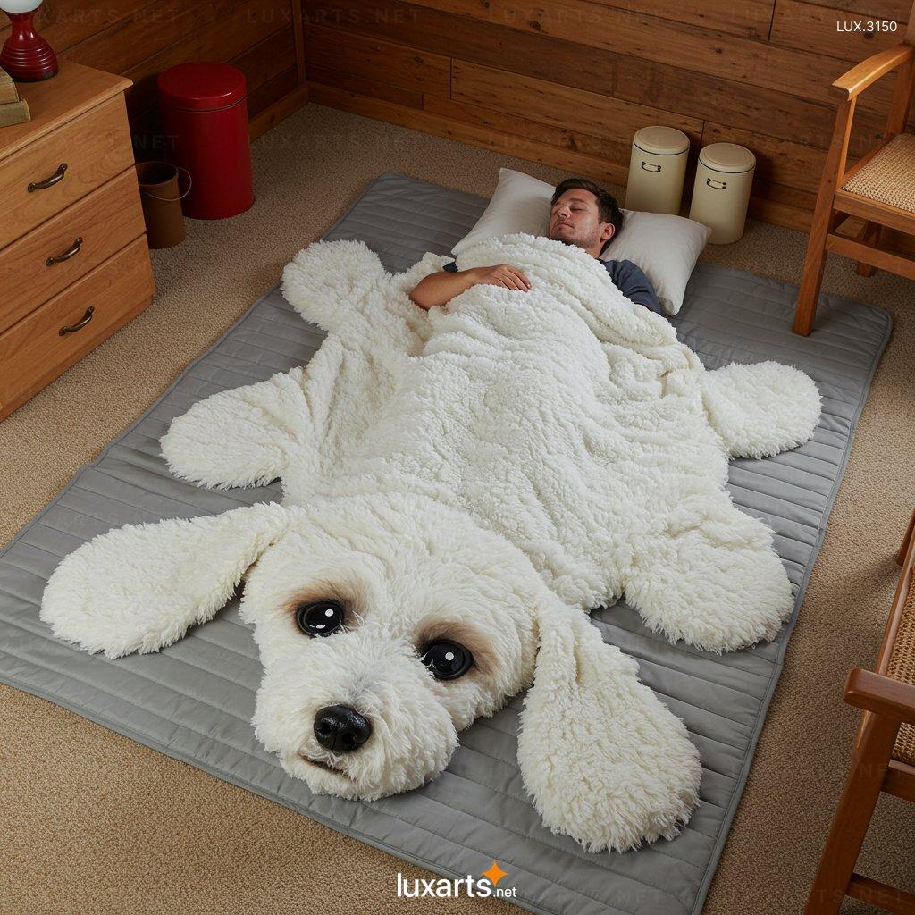 Dog Shaped Sleeping Bag – Cute & Cozy Pet-Style Sleep Solution for Kids and Adults dog shaped sleeping bag 5