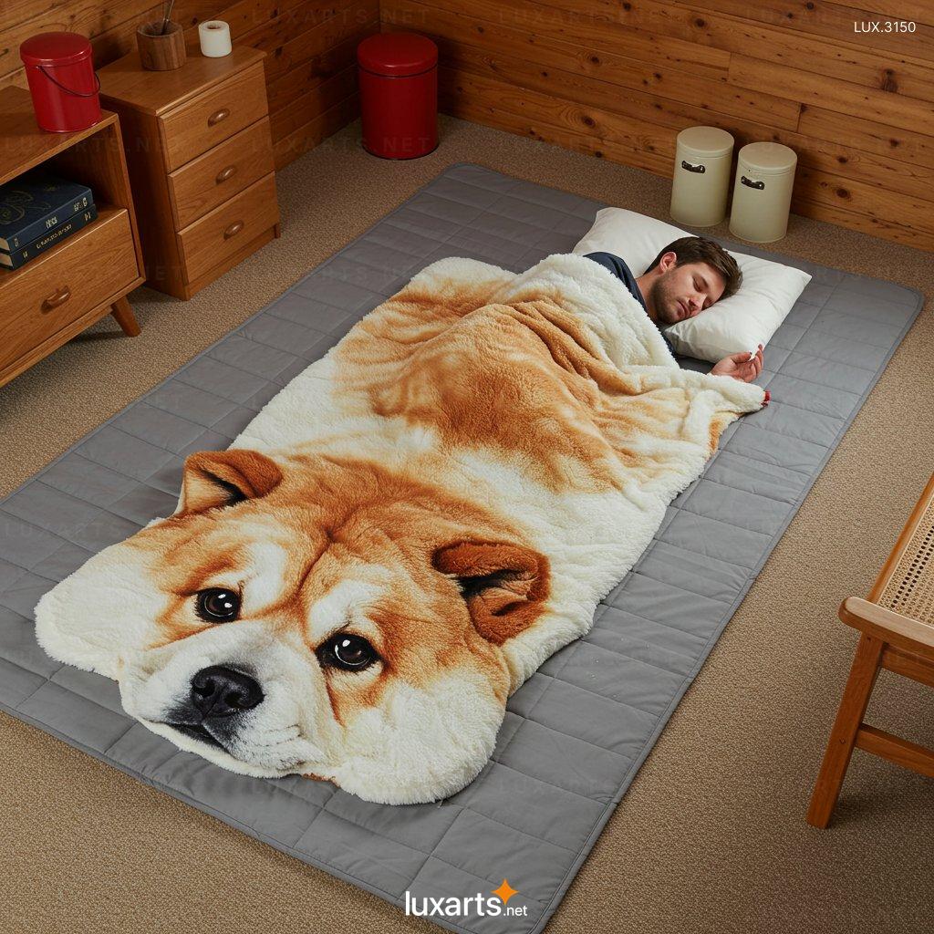Dog Shaped Sleeping Bag – Cute & Cozy Pet-Style Sleep Solution for Kids and Adults dog shaped sleeping bag 9