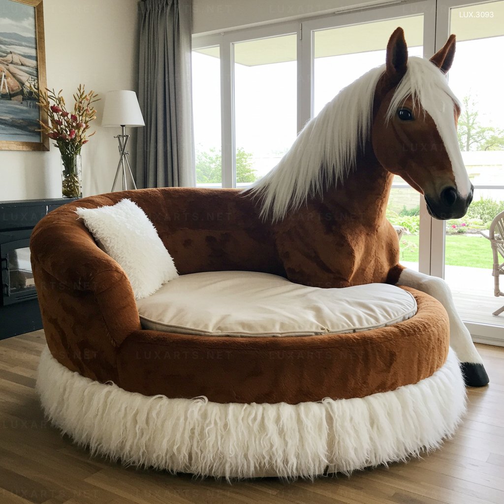 Giant Horse Lounger: Luxurious and Unique Seating Experience giant horse loungers 1
