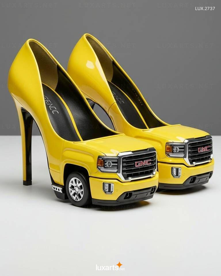 GMC Sierra Shaped Heels – Unique Automotive-Inspired Footwear Design gmc sierra heels 3