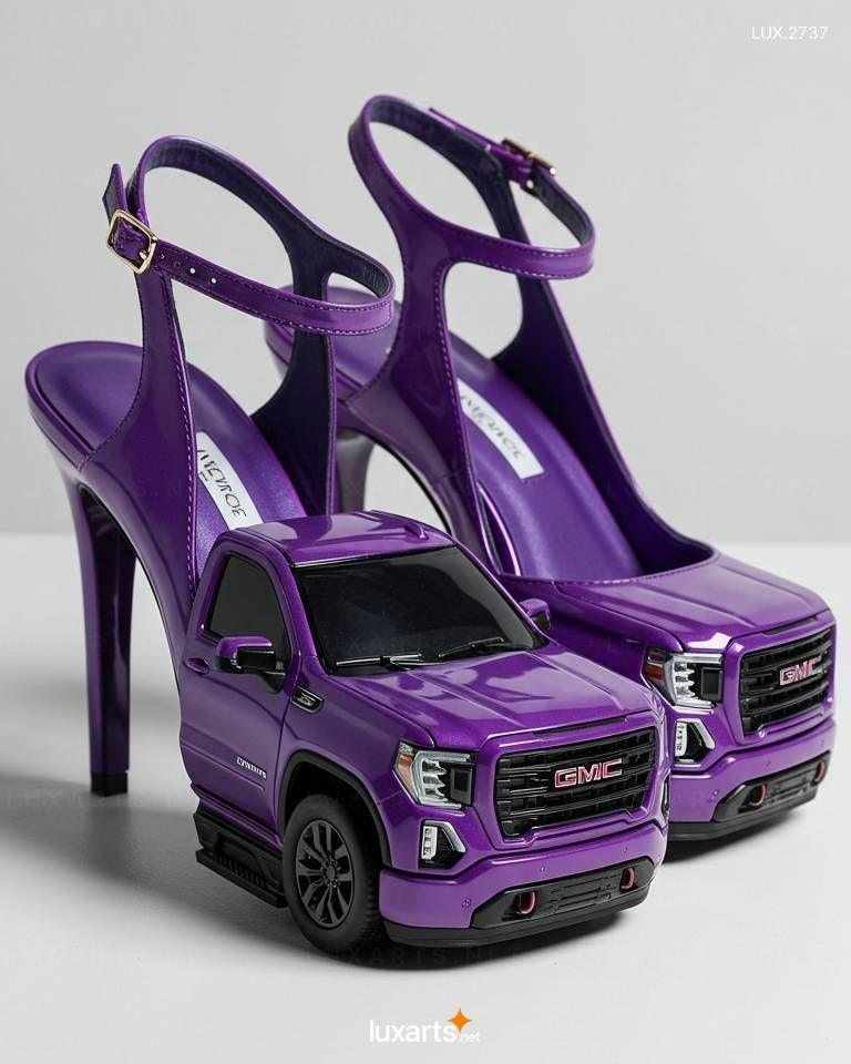 GMC Sierra Shaped Heels – Unique Automotive-Inspired Footwear Design gmc sierra heels 4