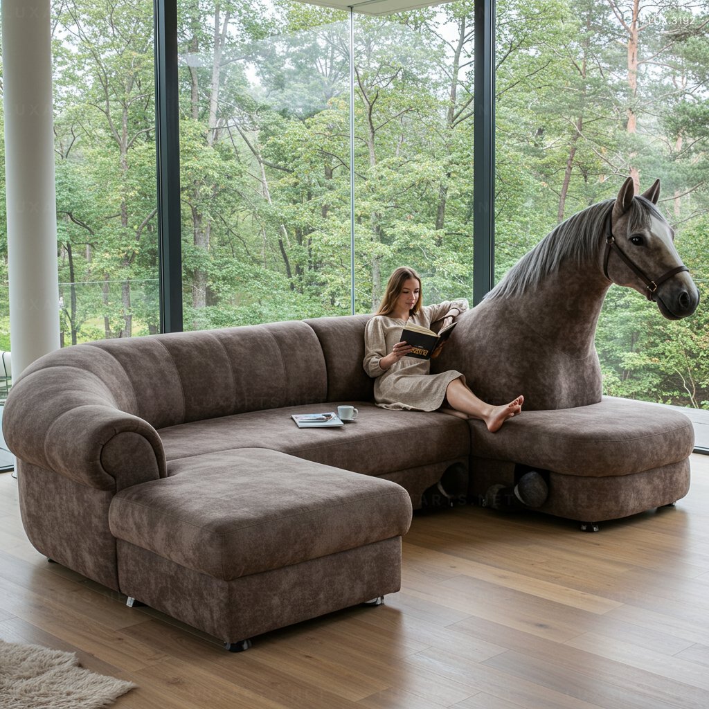 Horse Shaped Sofa: Unique and Stylish Furniture for Your Living Space horse sofa 1