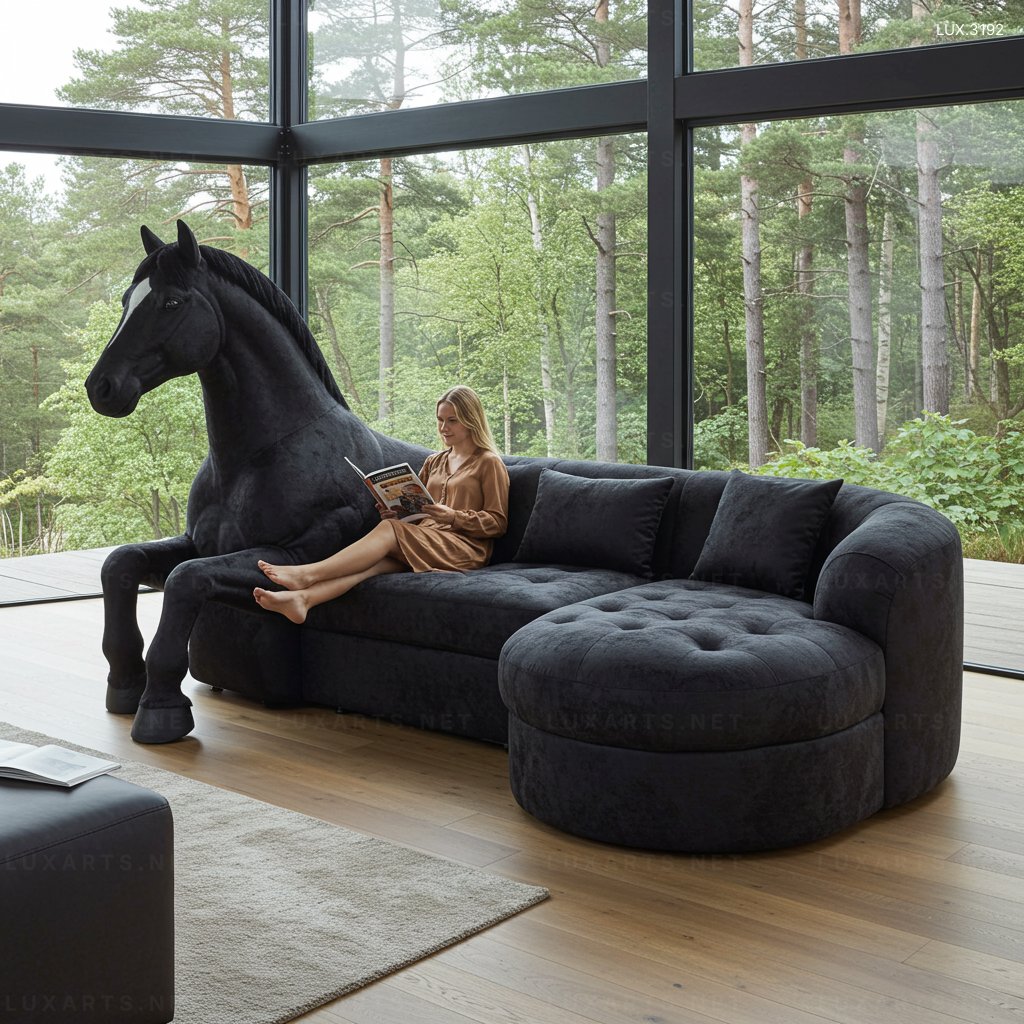Horse Shaped Sofa: Unique and Stylish Furniture for Your Living Space horse sofa 5