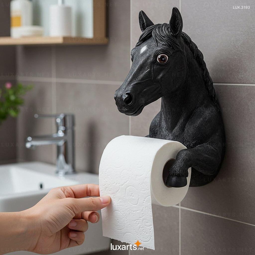 Horse Shaped Toilet Paper Holder – Stylish & Unique Bathroom Accessory for Horse Lovers horse toilet paper holder 4