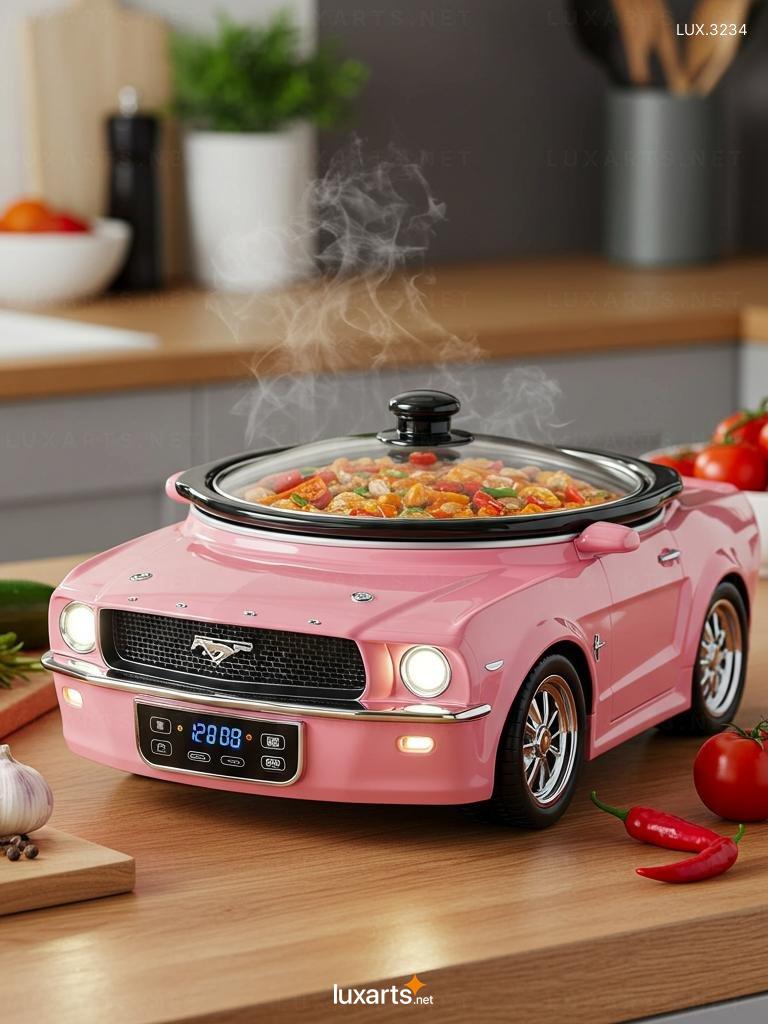 Mustang Shaped Slow Cooker – Unique Design Electric Crock Pot for Slow Cooking mustang slow cooker 10
