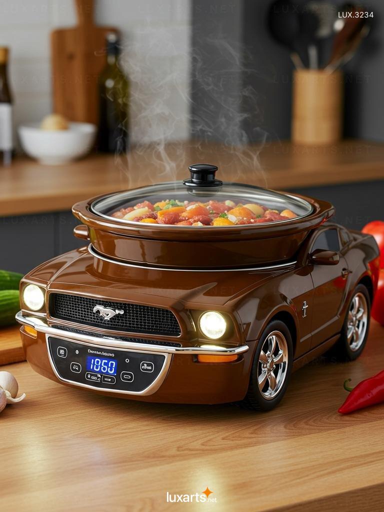 Mustang Shaped Slow Cooker – Unique Design Electric Crock Pot for Slow Cooking mustang slow cooker 3