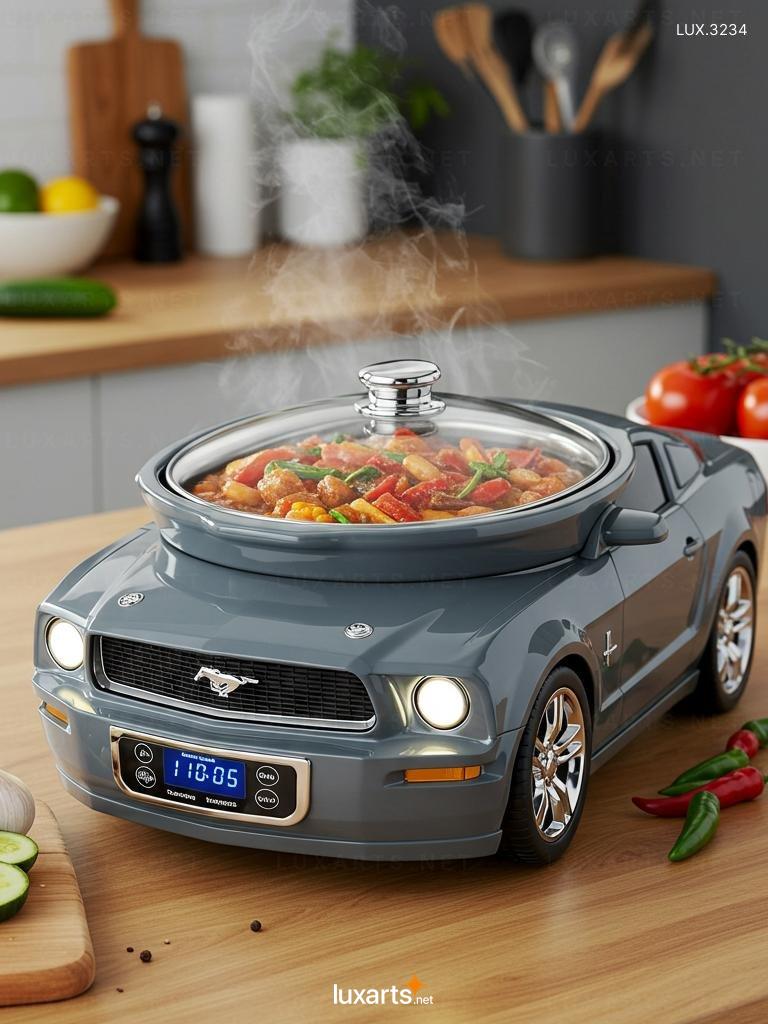 Mustang Shaped Slow Cooker – Unique Design Electric Crock Pot for Slow Cooking mustang slow cooker 4