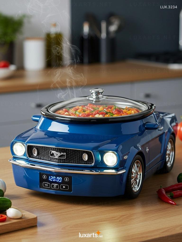 Mustang Shaped Slow Cooker – Unique Design Electric Crock Pot for Slow Cooking mustang slow cooker 7