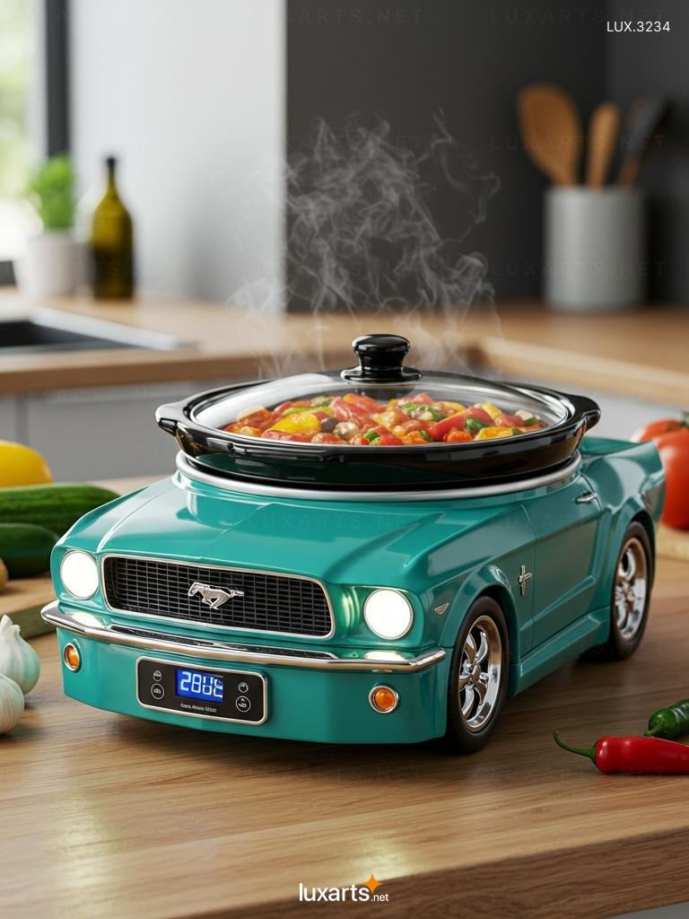 Mustang Shaped Slow Cooker – Unique Design Electric Crock Pot for Slow Cooking mustang slow cooker 8