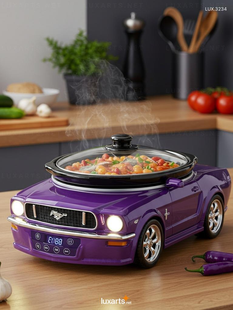 Mustang Shaped Slow Cooker – Unique Design Electric Crock Pot for Slow Cooking mustang slow cooker 9