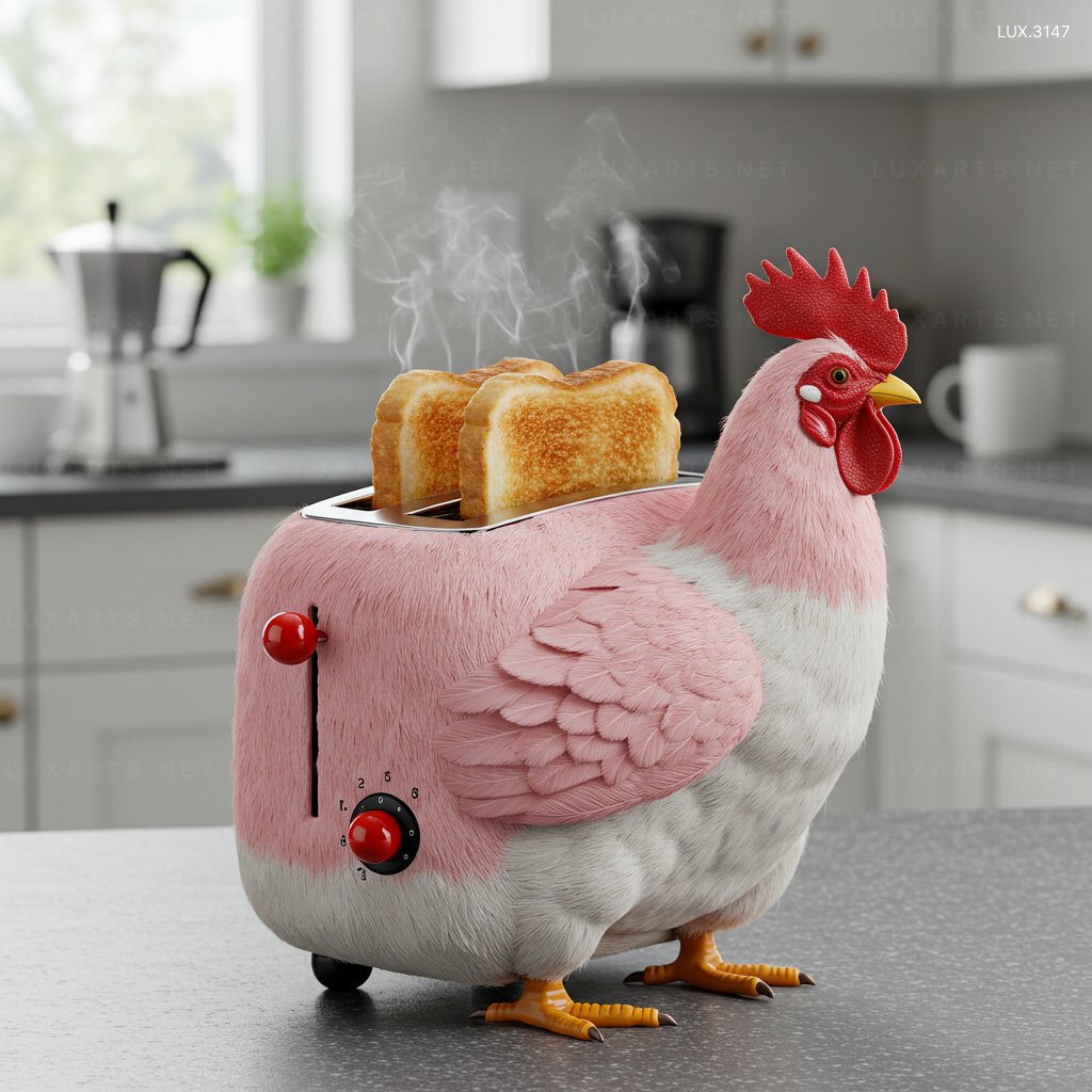 Rooster Shaped Toaster – Stylish & Fun Kitchen Gadget for Breakfast Lovers 5 Rooster Shaped Toaster – Stylish & Fun Kitchen Gadget for Breakfast Lovers rooster toaster 3