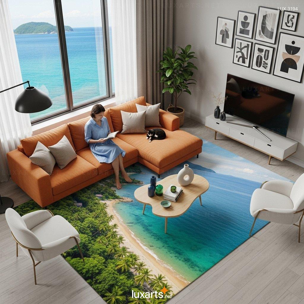 Nature Scene Area Rug – Realistic Outdoor Landscapes for Indoor Style 7 Nature Scene Area Rug – Realistic Outdoor Landscapes for Indoor Style scene rug 7