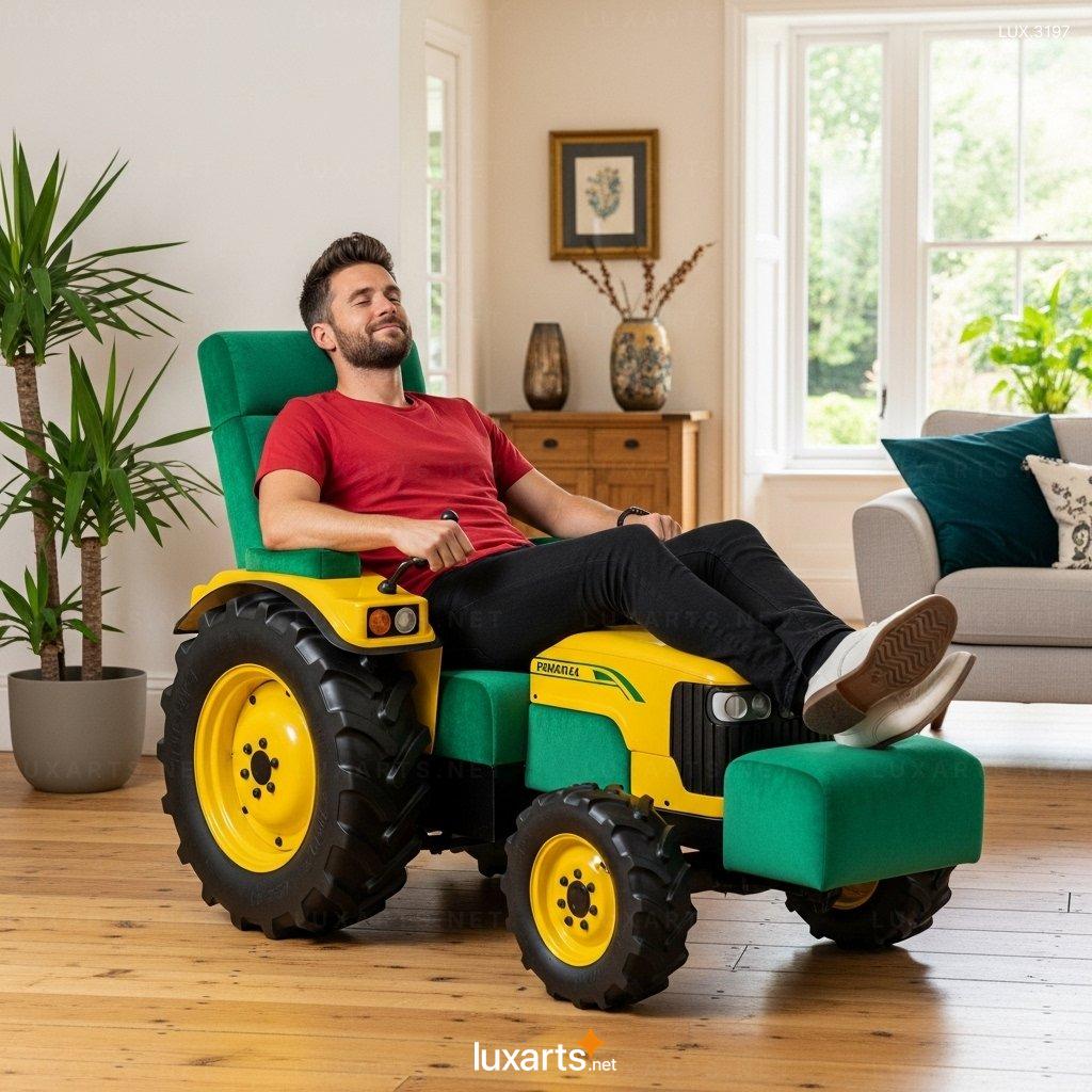Tractor Shaped Recliners – Combining Fun Design & Cozy Relaxation - LuxArts