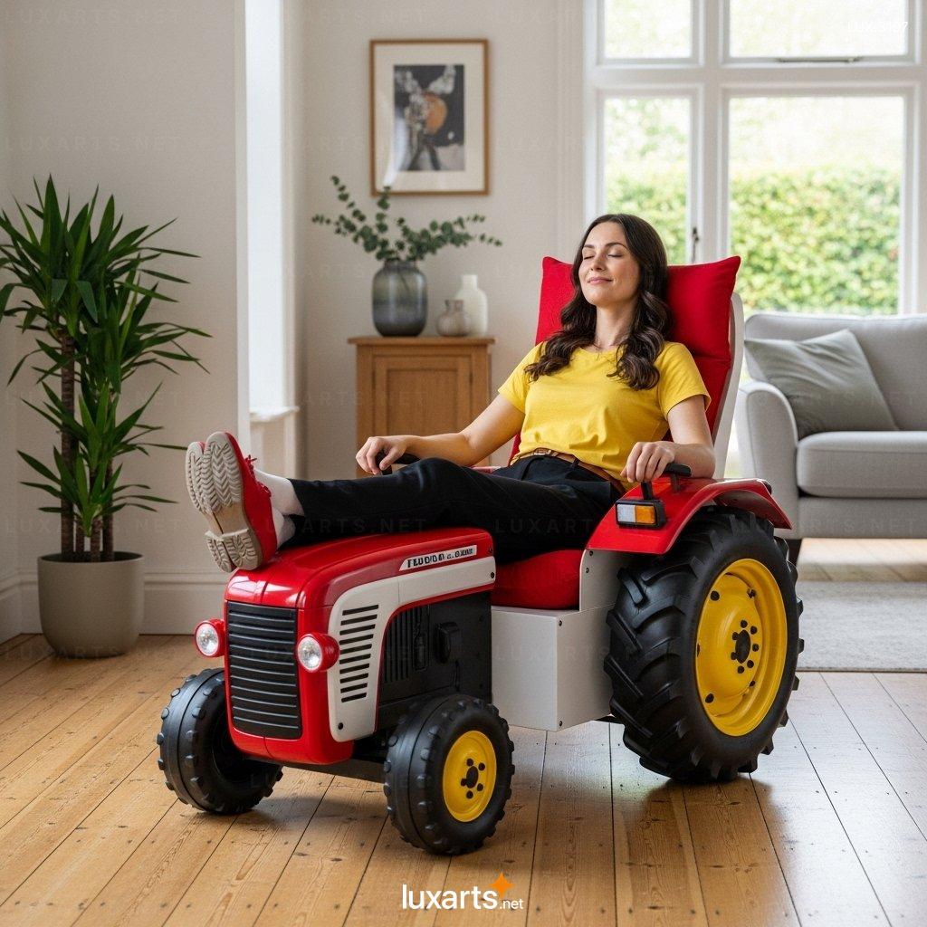Tractor Shaped Recliners – Combining Fun Design & Cozy Relaxation - LuxArts