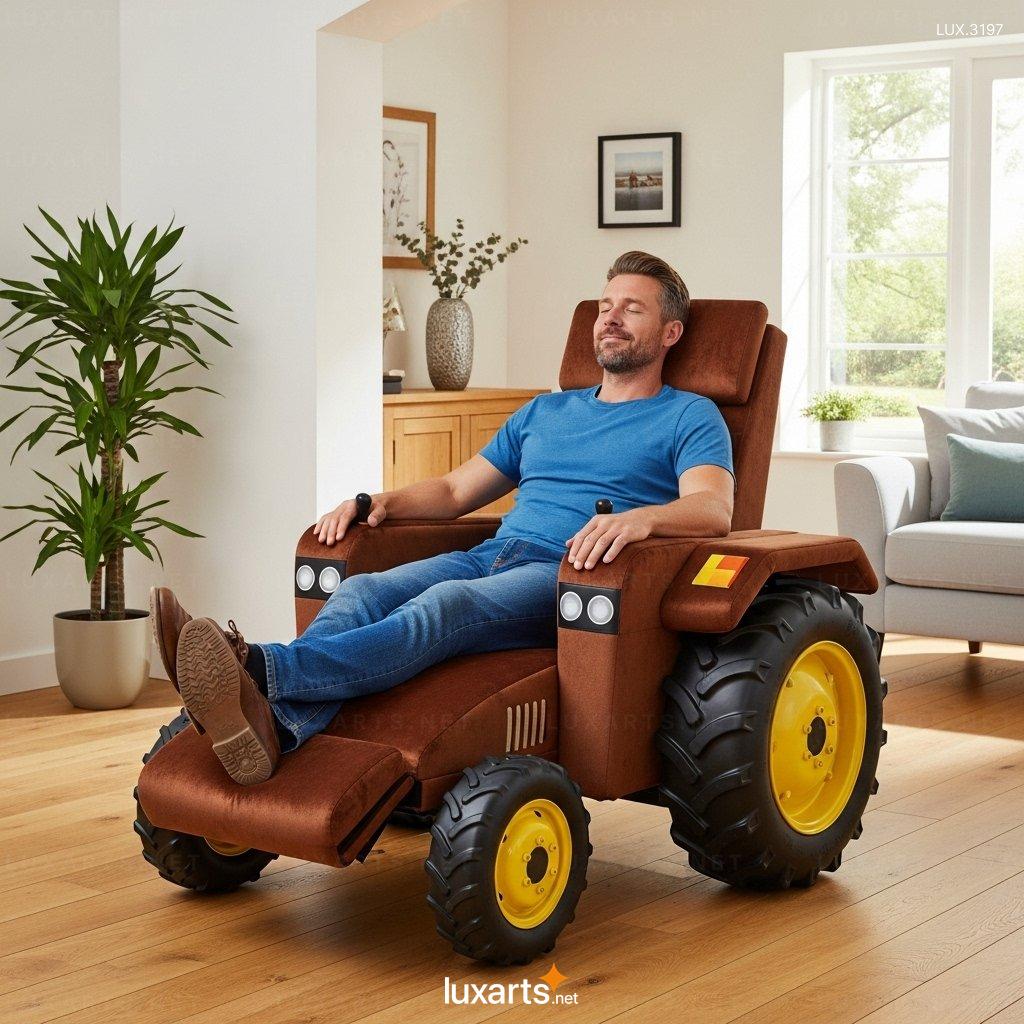 Tractor Shaped Recliners – Combining Fun Design & Cozy Relaxation 3 Tractor Shaped Recliners – Combining Fun Design & Cozy Relaxation tractor recliners 6