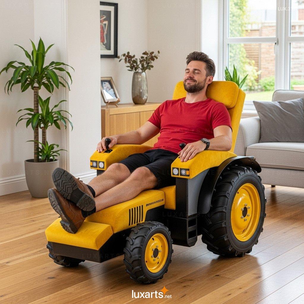 Tractor Shaped Recliners – Combining Fun Design & Cozy Relaxation 7 Tractor Shaped Recliners – Combining Fun Design & Cozy Relaxation tractor recliners 7