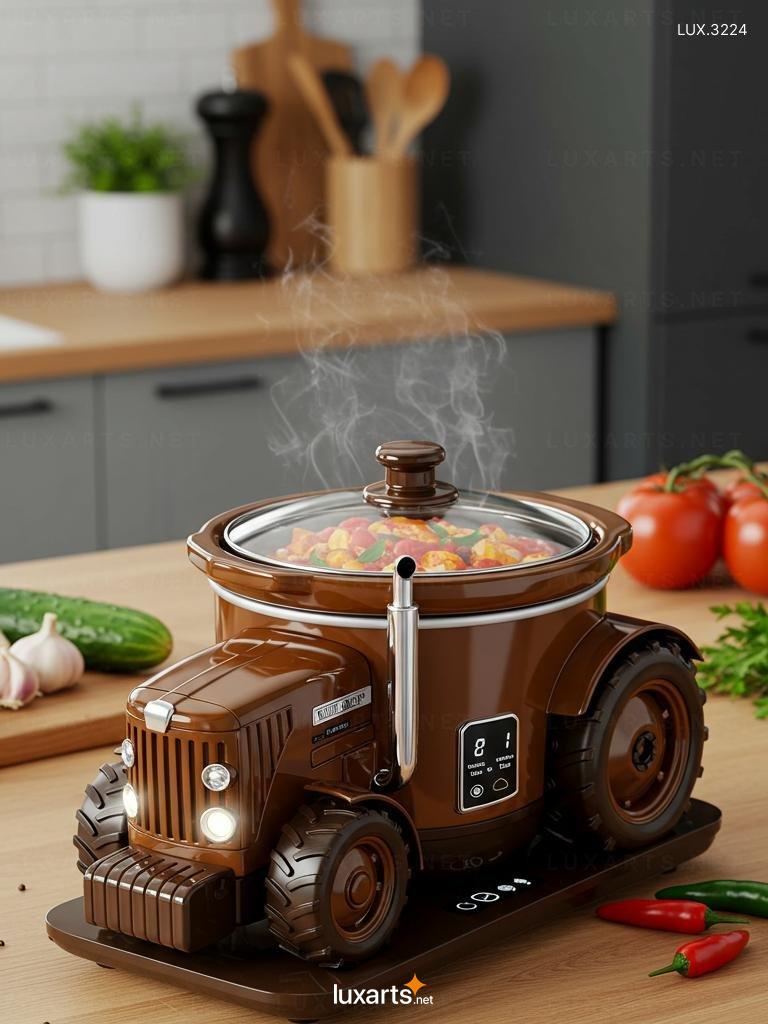 Tractor Shaped Slow Cooker: Unique Farmhouse Kitchen Appliance for Slow-Cooked Meals tractor slow cooker 1