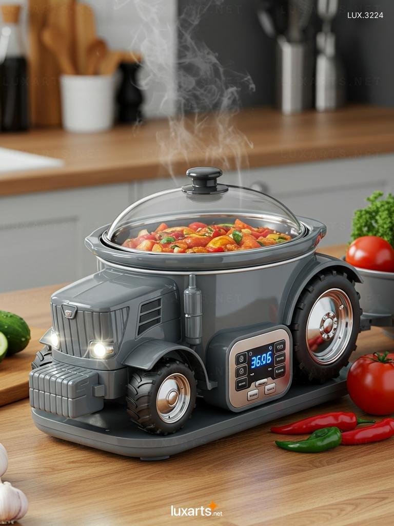 Tractor Shaped Slow Cooker: Unique Farmhouse Kitchen Appliance for Slow-Cooked Meals tractor slow cooker 2