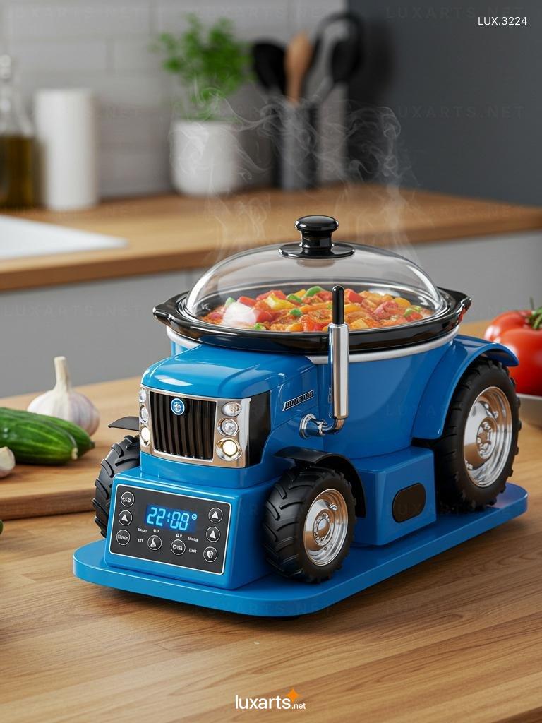 Tractor Shaped Slow Cooker: Unique Farmhouse Kitchen Appliance for Slow-Cooked Meals tractor slow cooker 3