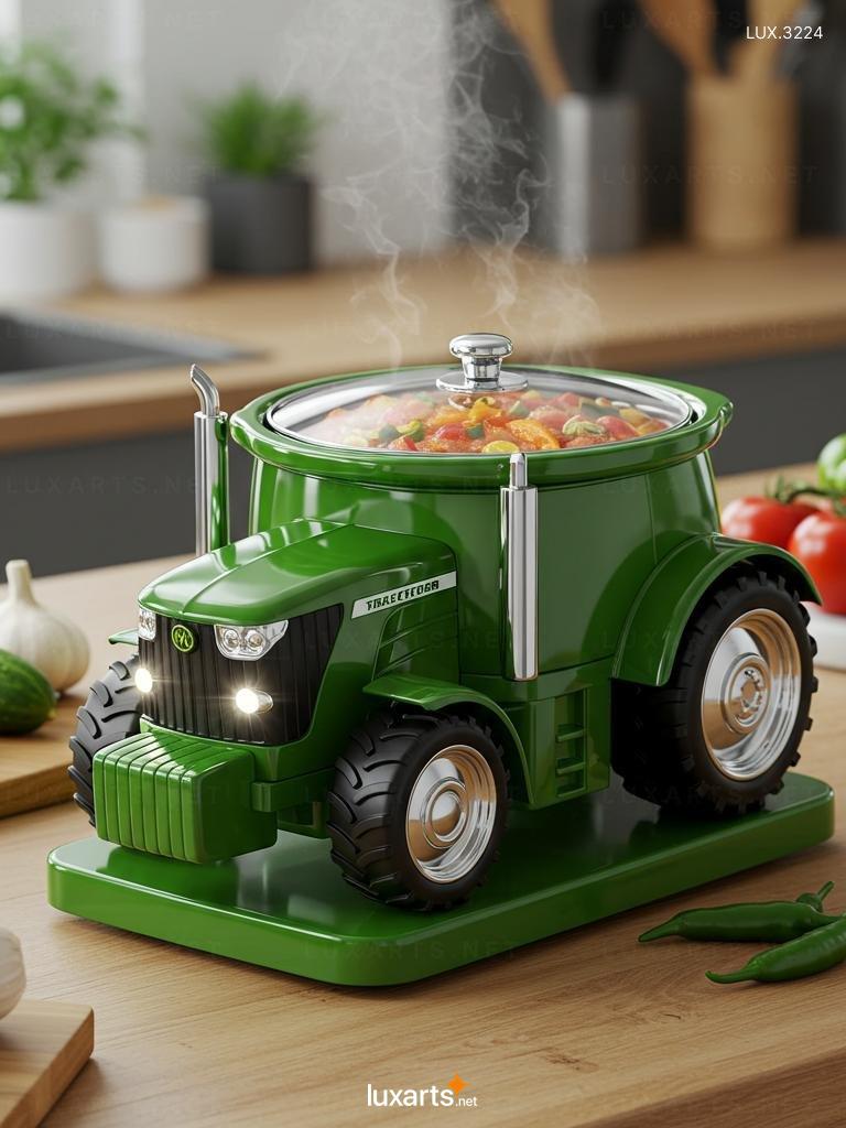 Tractor Shaped Slow Cooker: Unique Farmhouse Kitchen Appliance for Slow-Cooked Meals tractor slow cooker 5