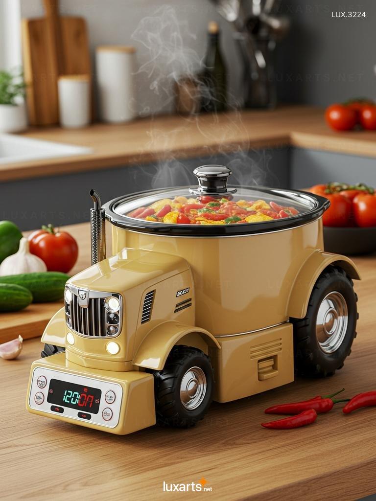 Tractor Shaped Slow Cooker: Unique Farmhouse Kitchen Appliance for Slow-Cooked Meals tractor slow cooker 6