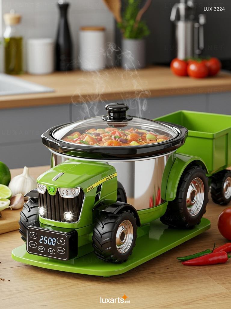 Tractor Shaped Slow Cooker: Unique Farmhouse Kitchen Appliance for Slow-Cooked Meals tractor slow cooker 7