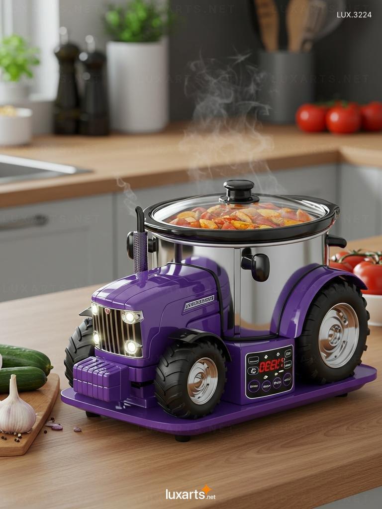 Tractor Shaped Slow Cooker: Unique Farmhouse Kitchen Appliance for Slow-Cooked Meals tractor slow cooker 8