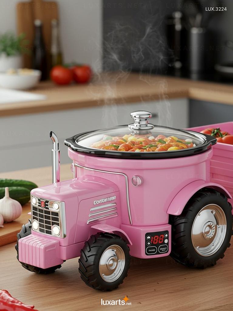 Tractor Shaped Slow Cooker: Unique Farmhouse Kitchen Appliance for Slow-Cooked Meals tractor slow cooker 9