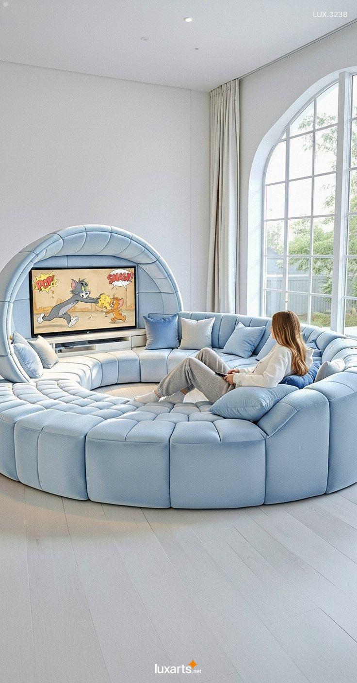 Circular Movie Sofas - The Perfect Addition to Your Home Theater circular movie sofas 6