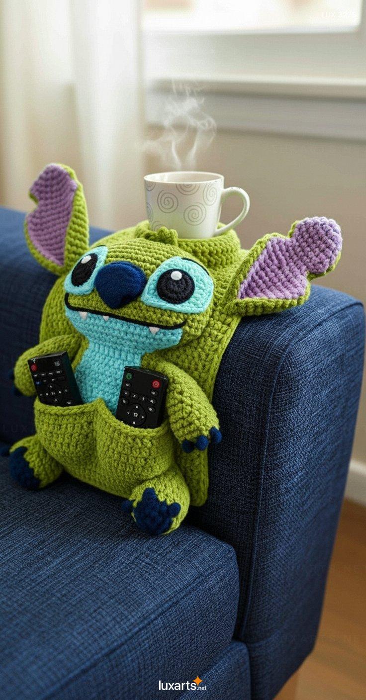 Crochet Stitch Sofa Organizer – Stylish & Functional Storage for Your Living Room crochet stitch sofa organizer 4