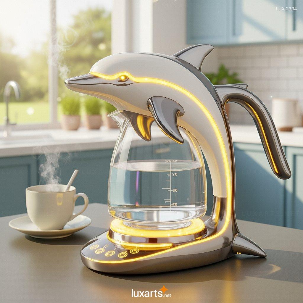 Dolphin Electric Kettle: Stylish and Functional Kitchen Appliance dolphin inspired electric kettle 4
