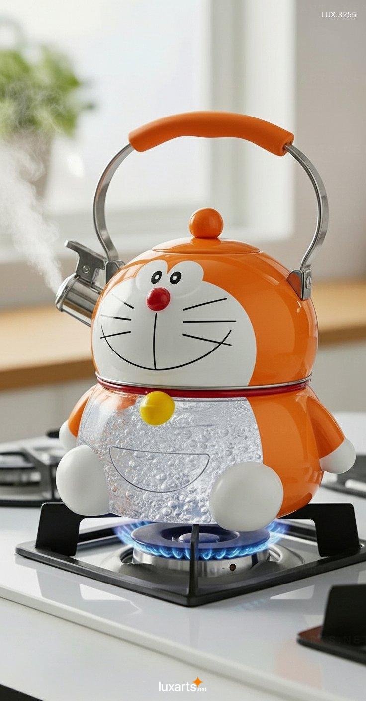 Doraemon Shaped Kettle – Adorable Cartoon Design Electric Kettle for Tea & Hot Water doraemon kettle 2