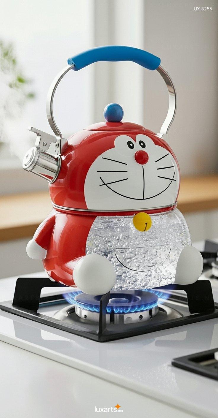 Doraemon Shaped Kettle – Adorable Cartoon Design Electric Kettle for Tea & Hot Water doraemon kettle 3