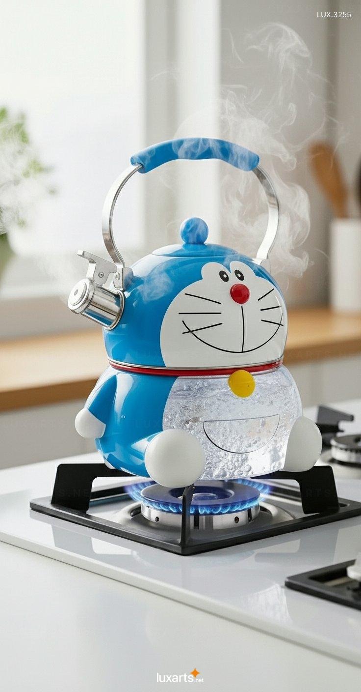 Doraemon Shaped Kettle – Adorable Cartoon Design Electric Kettle for Tea & Hot Water doraemon kettle 6