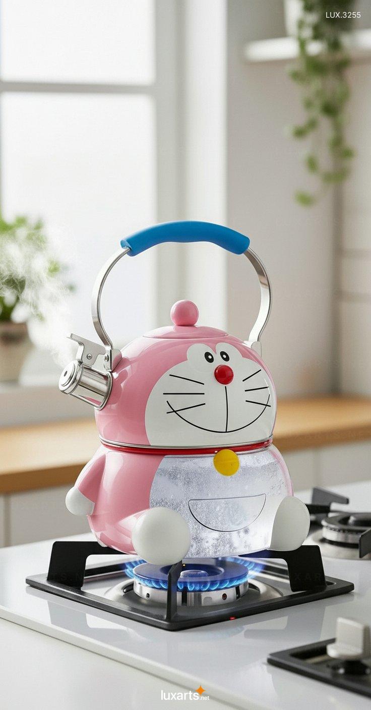 Doraemon Shaped Kettle – Adorable Cartoon Design Electric Kettle for Tea & Hot Water doraemon kettle 7