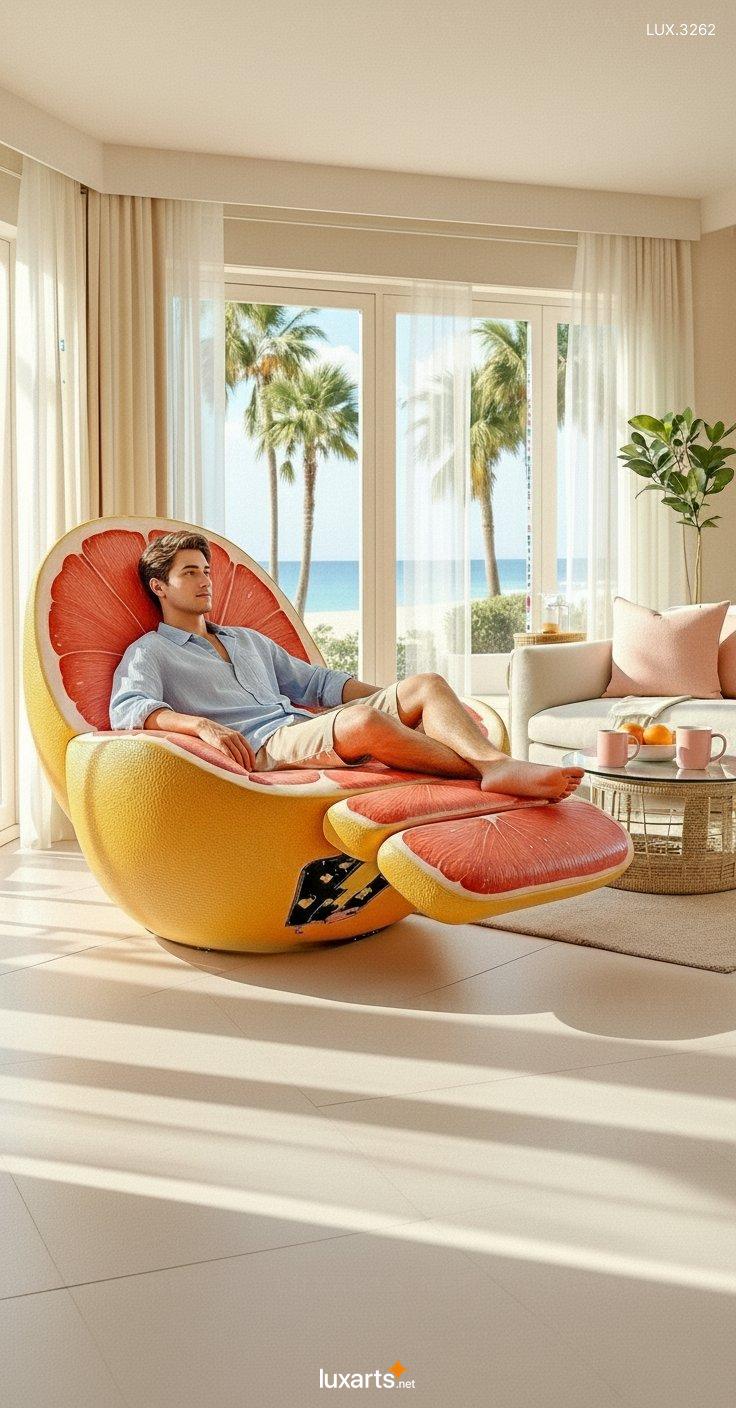 Fruit Inspired Recliner – Stylish & Comfortable Seating with Nature's Touch 6 Fruit Inspired Recliner – Stylish & Comfortable Seating with Nature's Touch fruit recliner 1