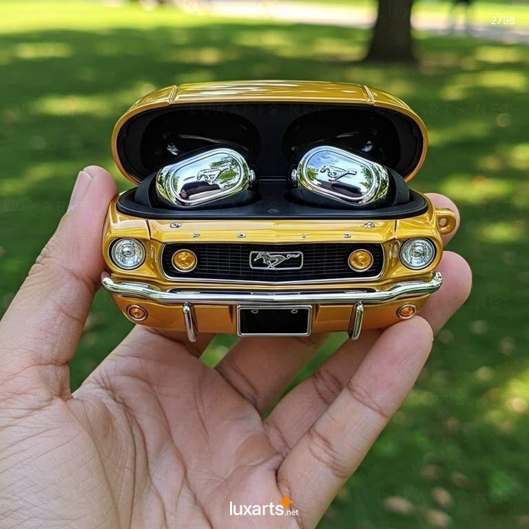 Mustang-Shaped Earbuds – Classic Car-Inspired Wireless Earphones mustang earbuds 9