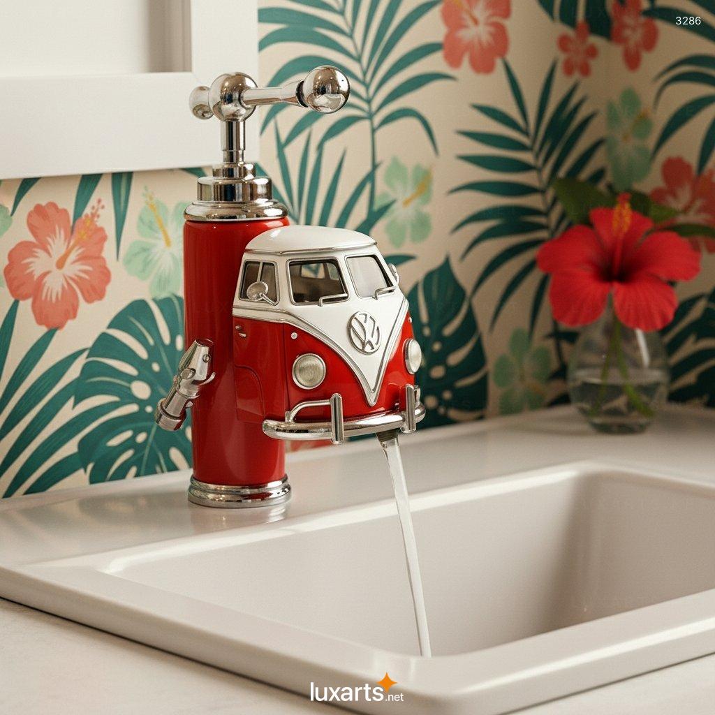 VW Bus Shaped Faucet – Unique Retro Design for Kitchen & Bathroom Sinks vw bus faucet 3