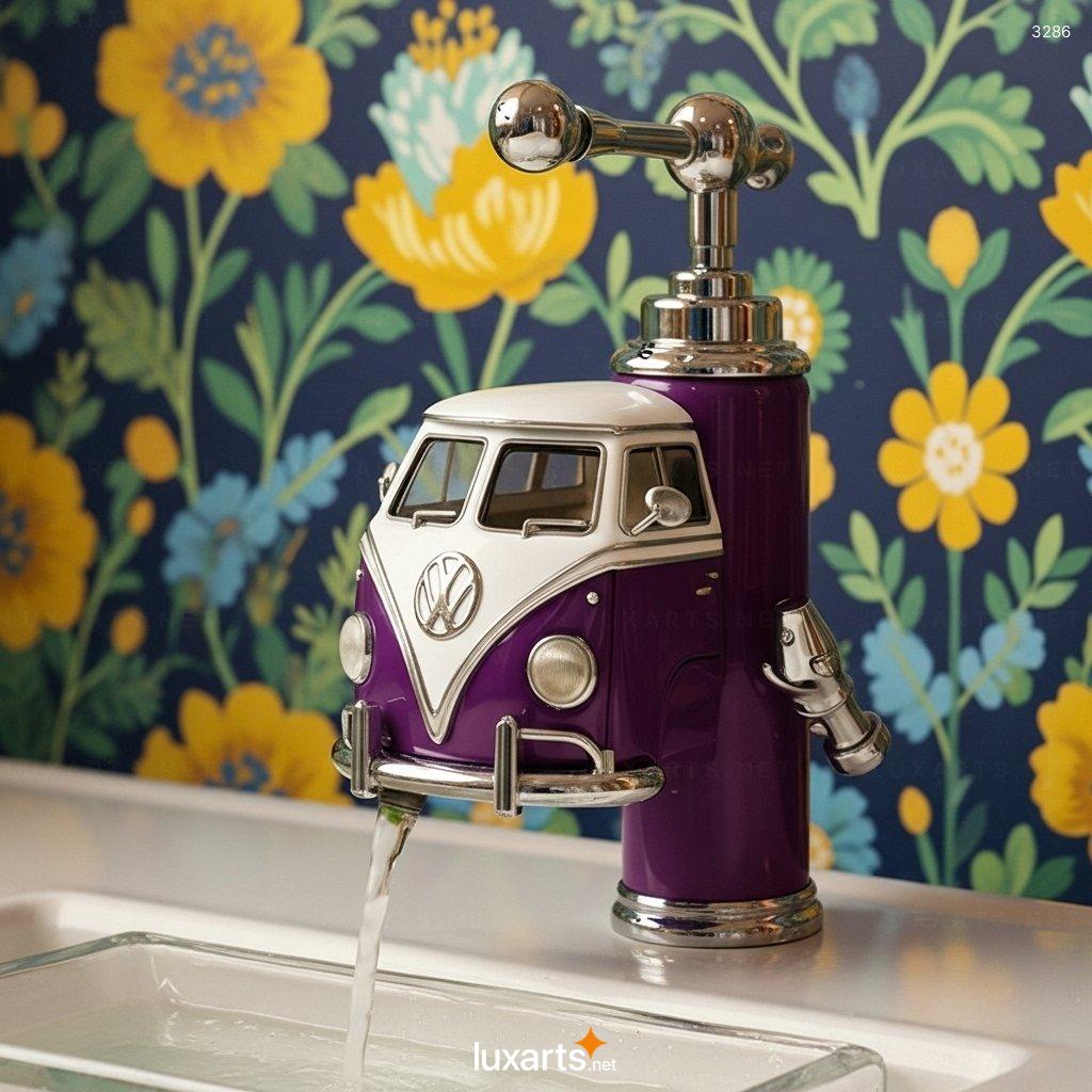 VW Bus Shaped Faucet – Unique Retro Design for Kitchen & Bathroom Sinks vw bus faucet 6