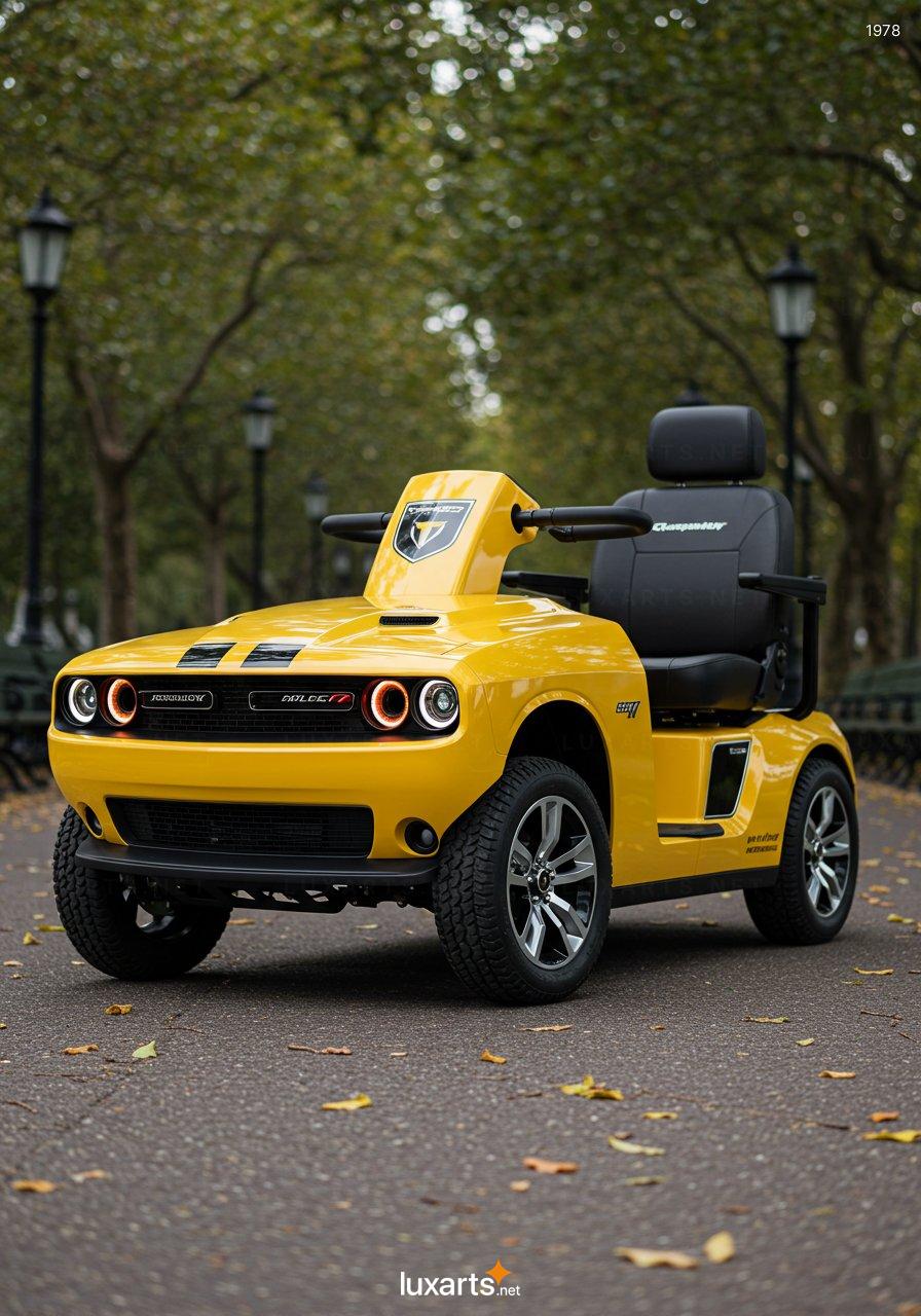 Dodge Challenger Mobility Scooter: A Bold Fusion of Classic Muscle Car Design and Modern Mobility 11 Dodge Challenger Mobility Scooter: A Bold Fusion of Classic Muscle Car Design and Modern Mobility challenger mobility scooter 8