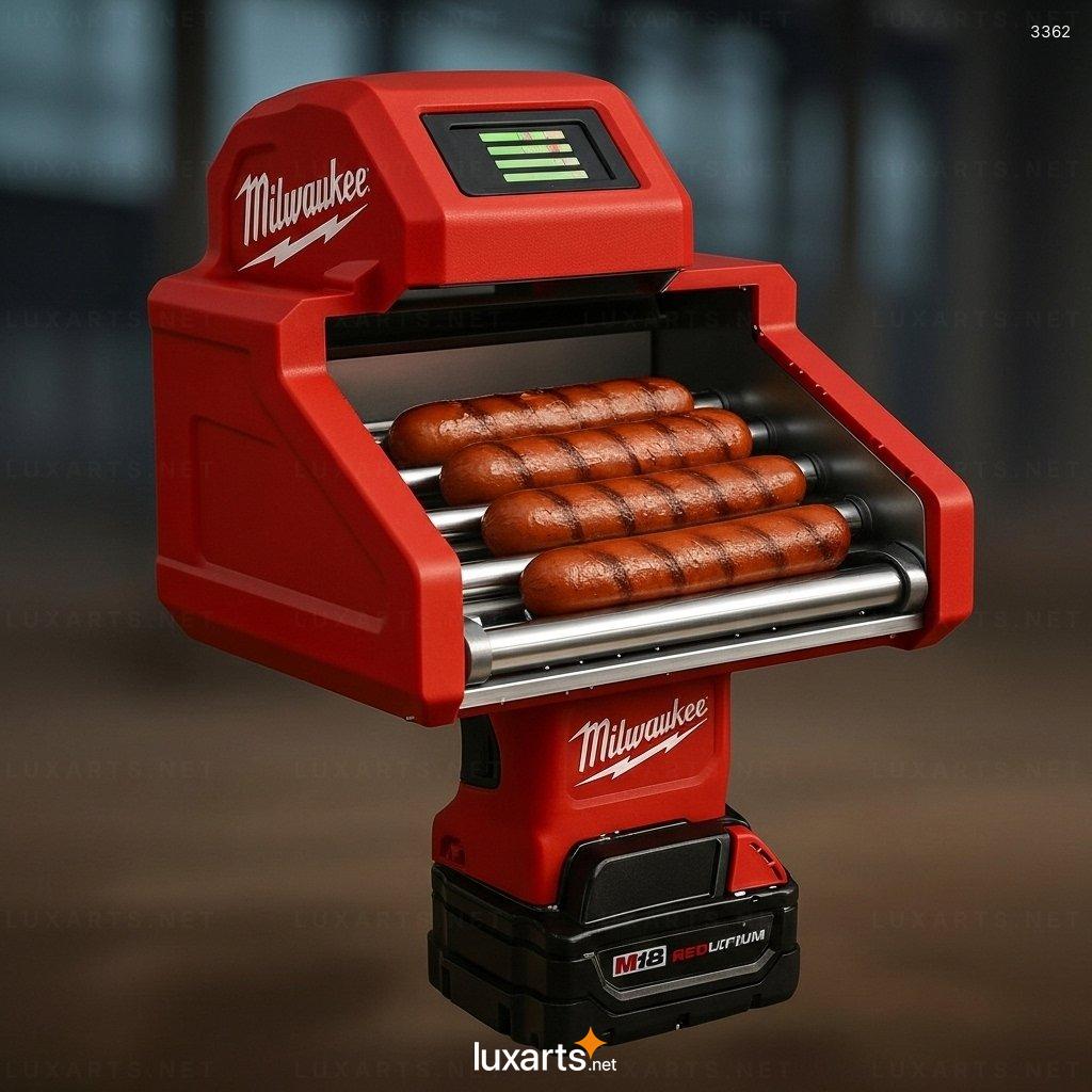 Power Tool Hot Dog Roller – When Construction Meets Cooking power tool hot dog roller 3