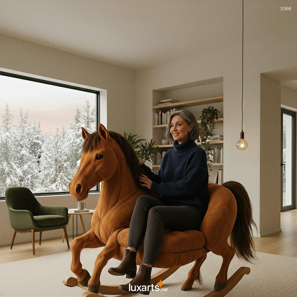Rocking Horse for Adults: Comfort, Style, and Nostalgic Relaxation Redefined rocking horse 8
