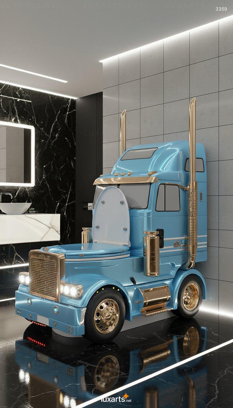 Semi Truck Toilet: A Bold and Thematic Bathroom Fixture for Truck Enthusiasts semi truck toilet 2