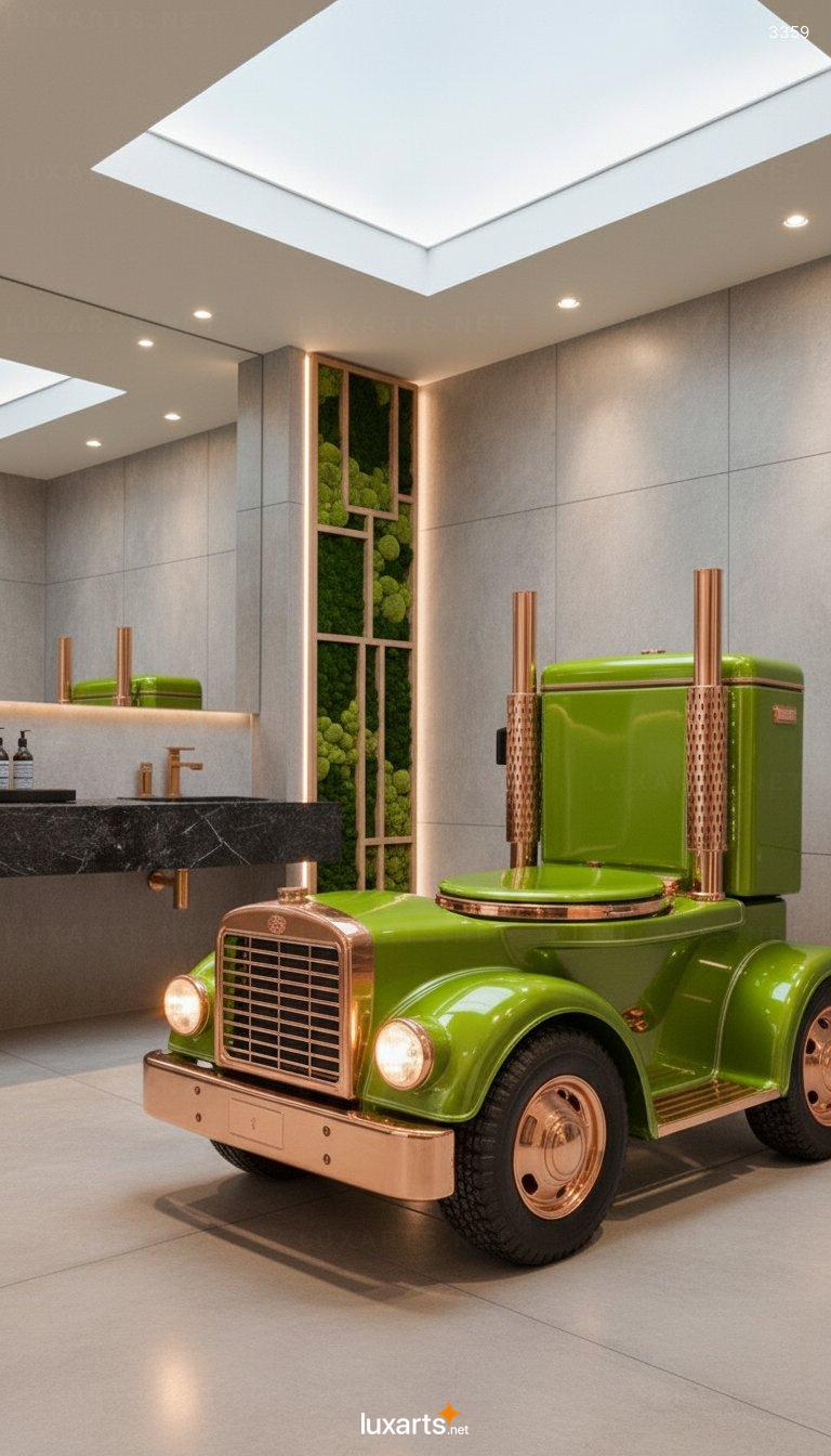 Semi Truck Toilet: A Bold and Thematic Bathroom Fixture for Truck Enthusiasts semi truck toilet 5