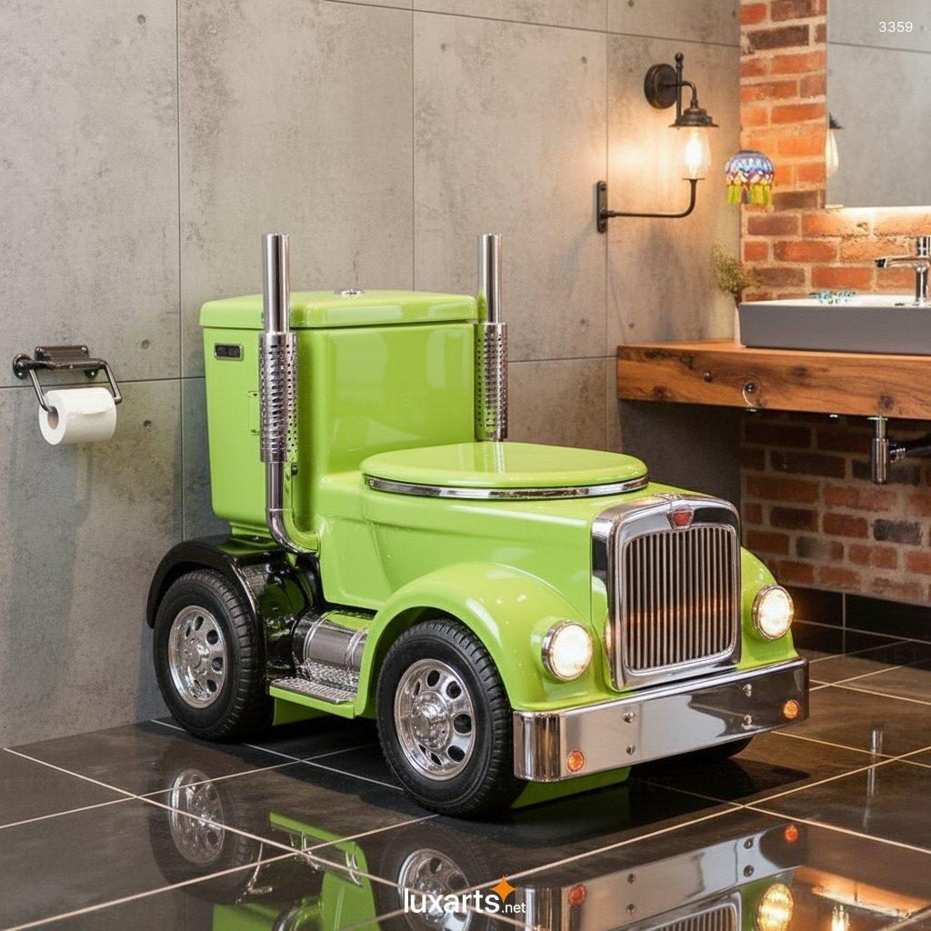 Semi Truck Toilet: A Bold and Thematic Bathroom Fixture for Truck Enthusiasts semi truck toilet 6