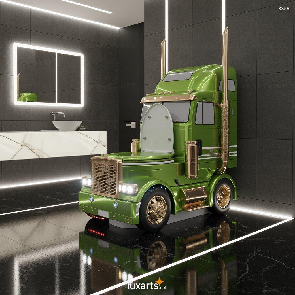 Semi Truck Toilet: A Bold and Thematic Bathroom Fixture for Truck Enthusiasts semi truck toilet 8