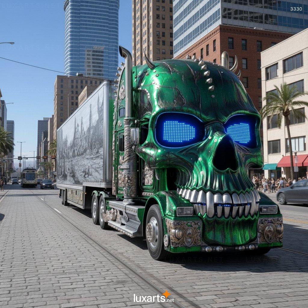Skull Semi Truck – Heavy Metal-Inspired Custom Semi Design skull semi truck 2