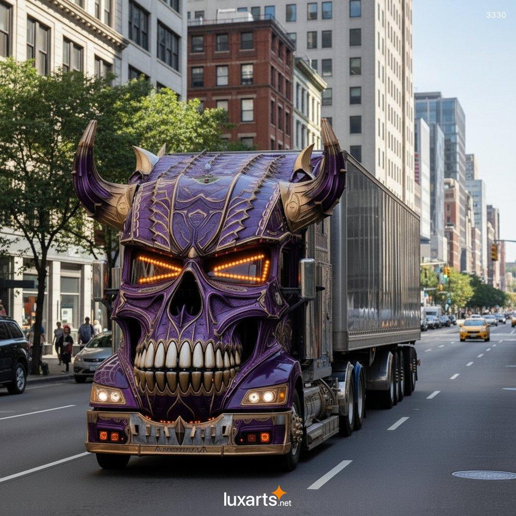 Skull Semi Truck – Heavy Metal-Inspired Custom Semi Design skull semi truck 3