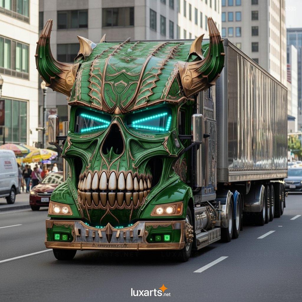 Skull Semi Truck – Heavy Metal-Inspired Custom Semi Design skull semi truck 4